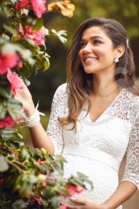 Suzie Maternity Wedding Dress Ivory Short